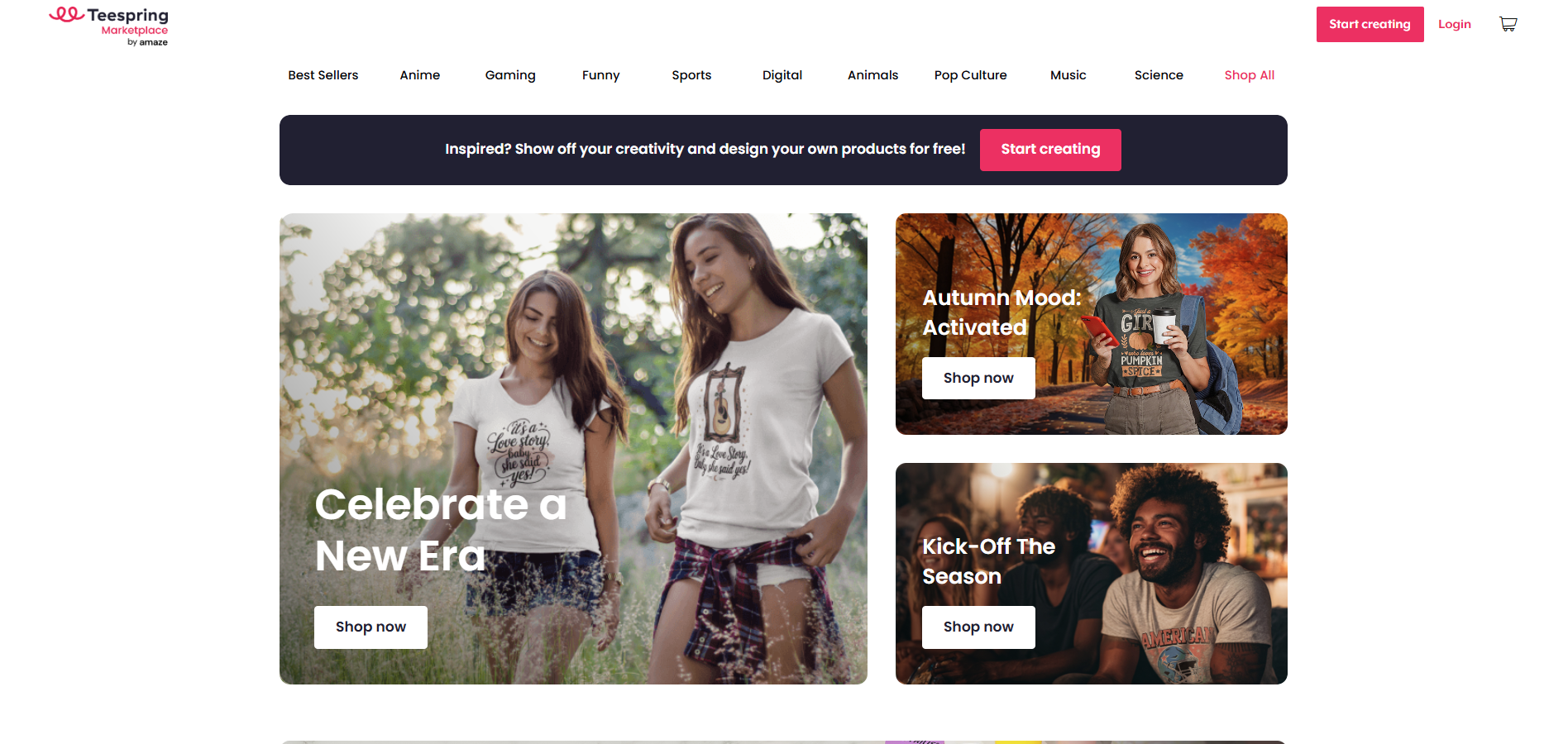 Teespring Affiliate Program