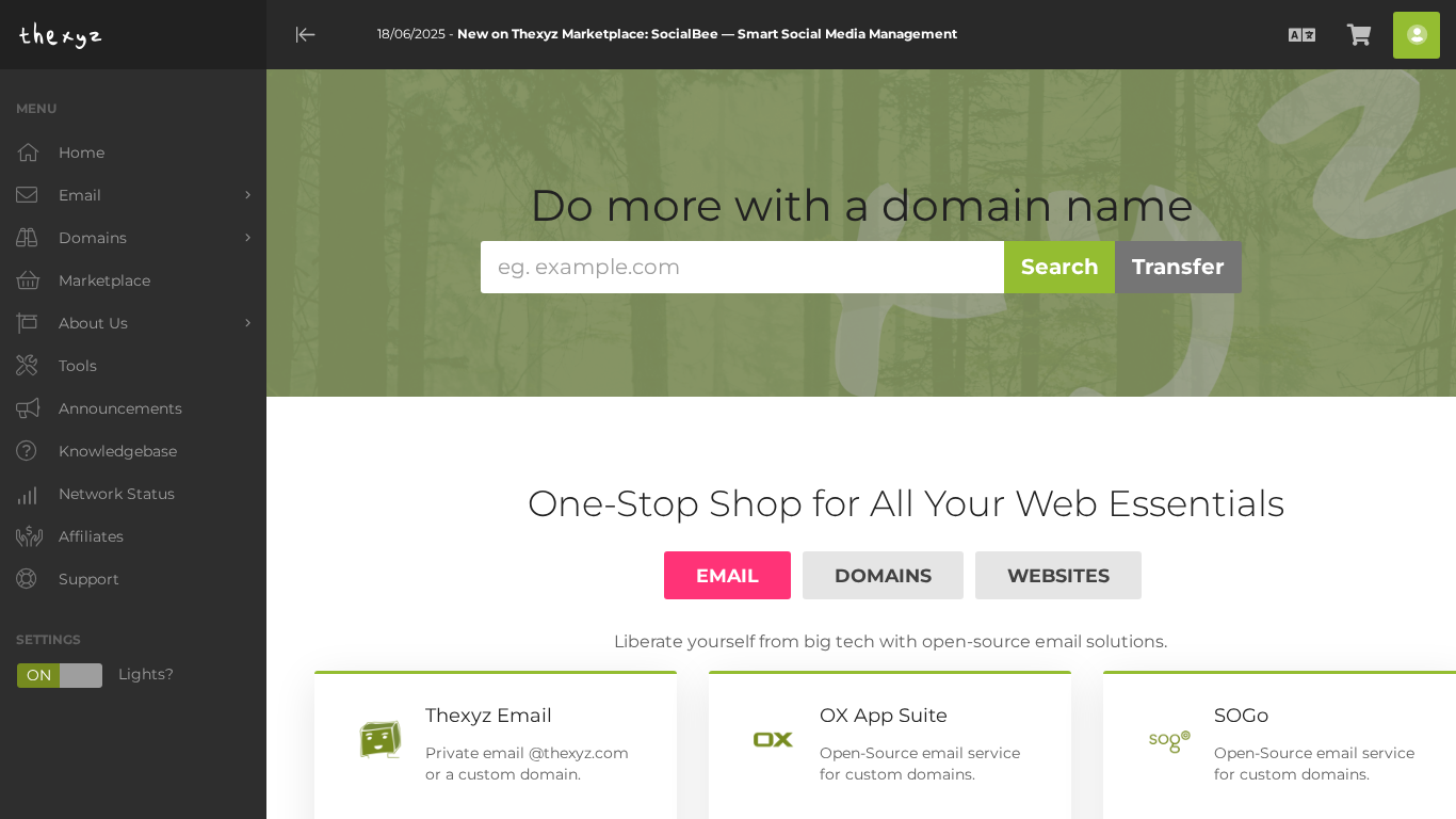 Thexyz Affiliate Program