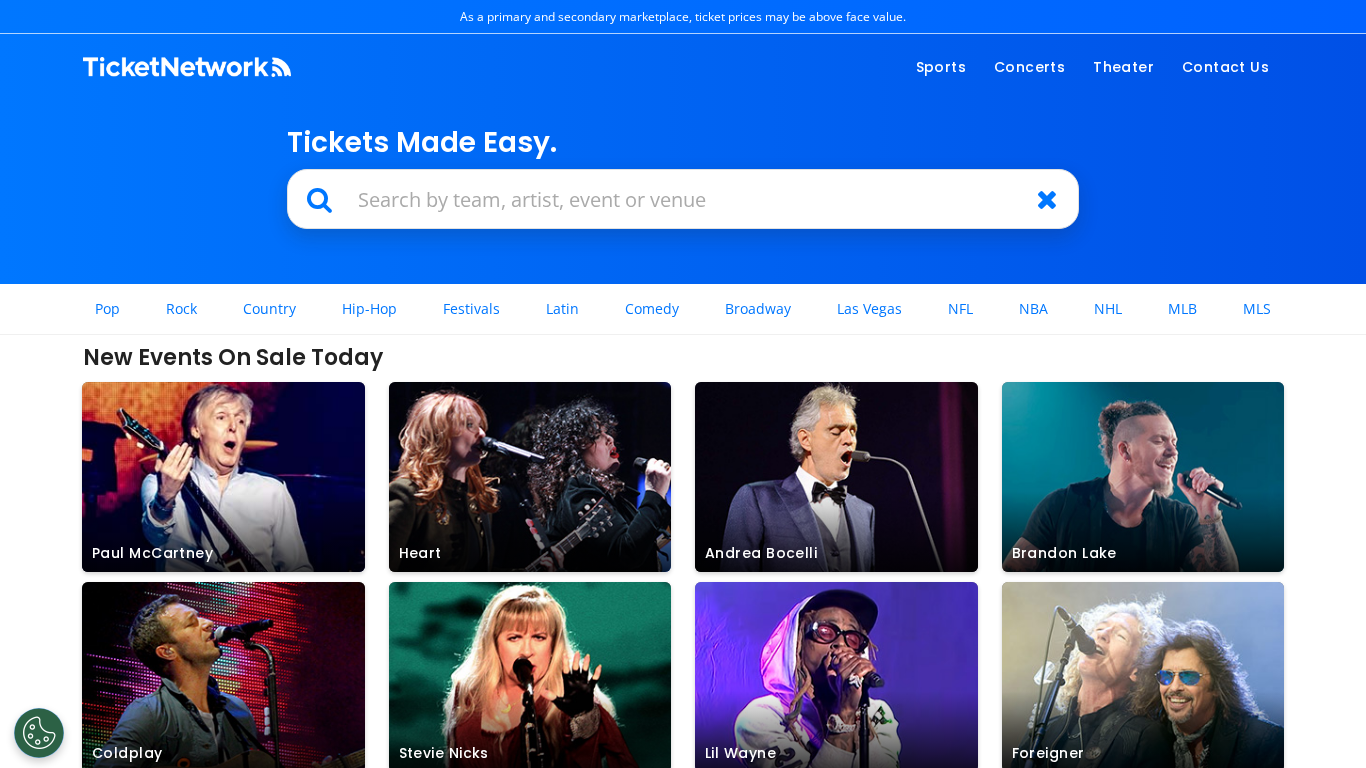 TicketNetwork Affiliate Program