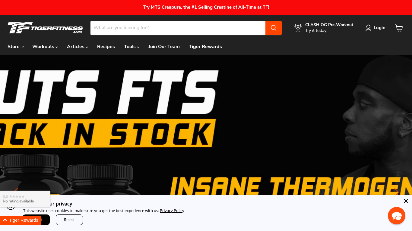 Tiger Fitness Affiliate Program