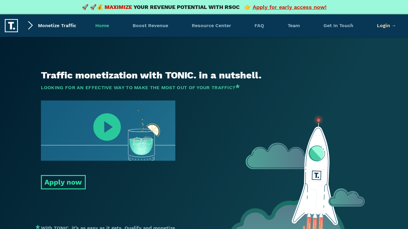 Tonic Ads Affiliate Program