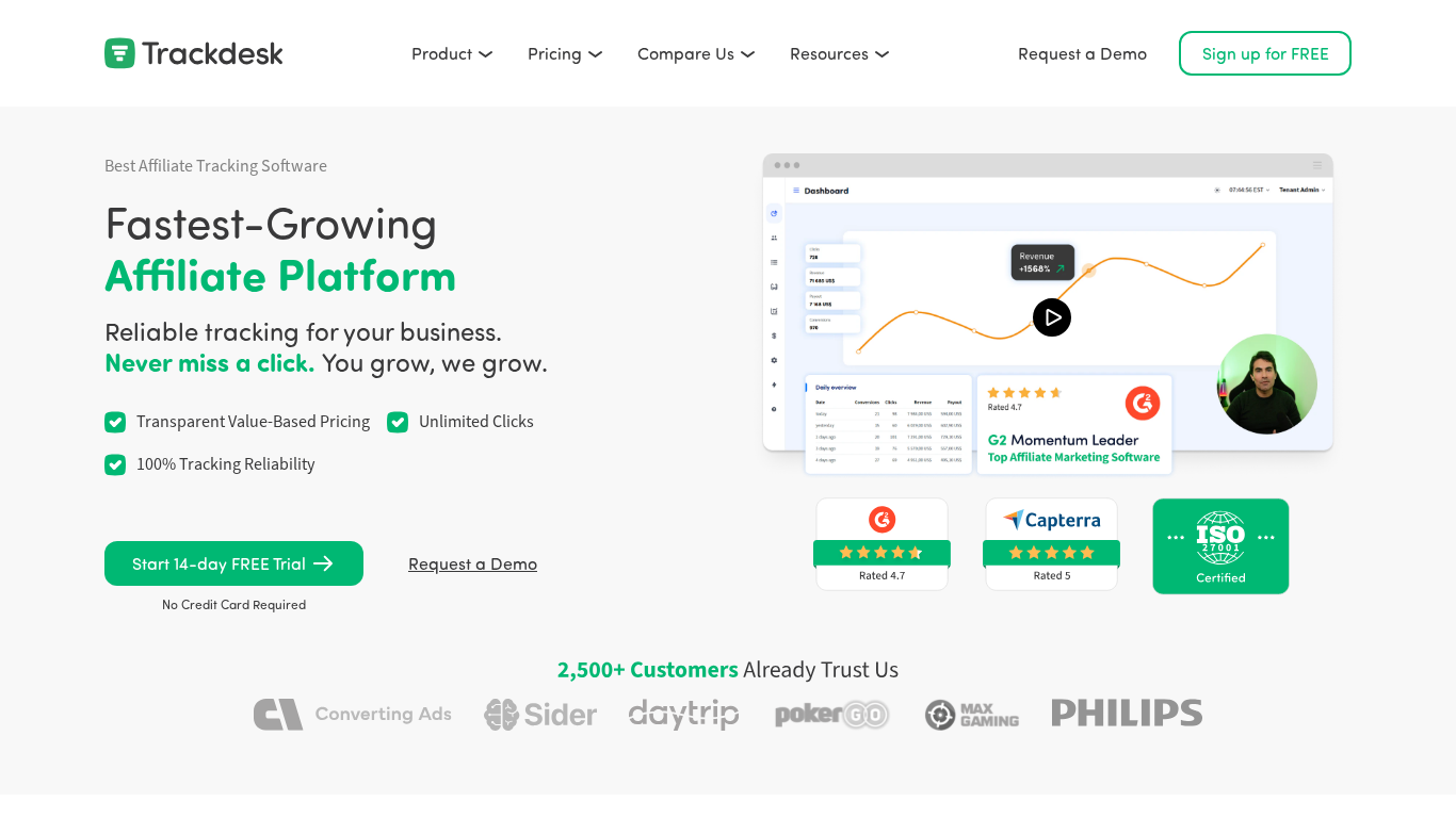 Trackdesk Affiliate Program