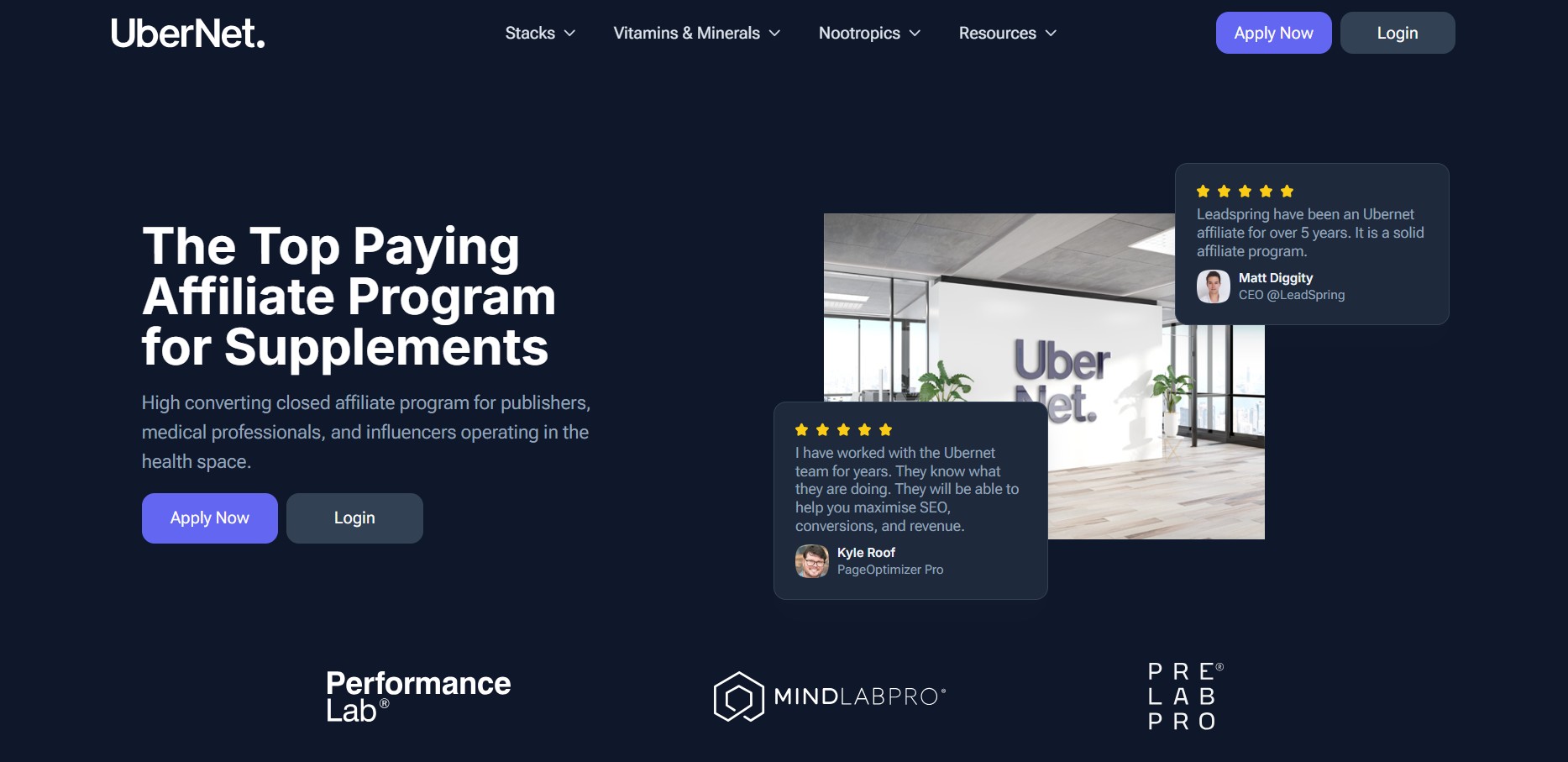 Performance Lab Affiliate Program