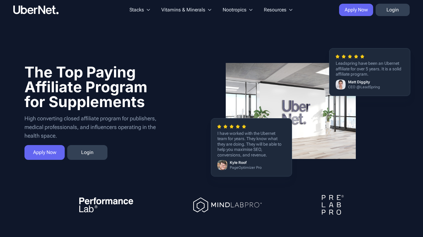 UberNet Affiliate Program