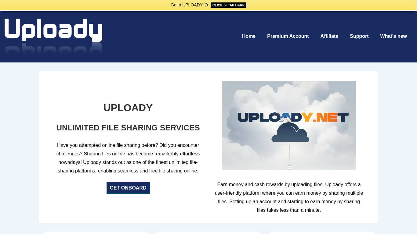 Uploady Affiliate Program