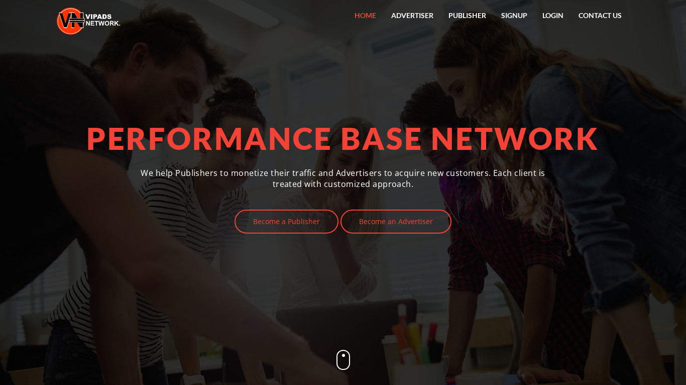 VipAdsNetwork Affiliate Program