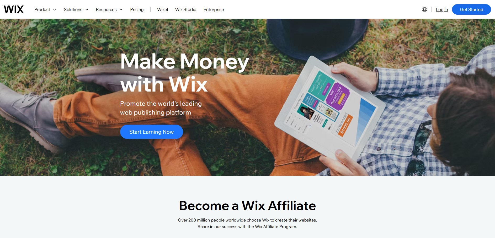 Wix Affiliate Program