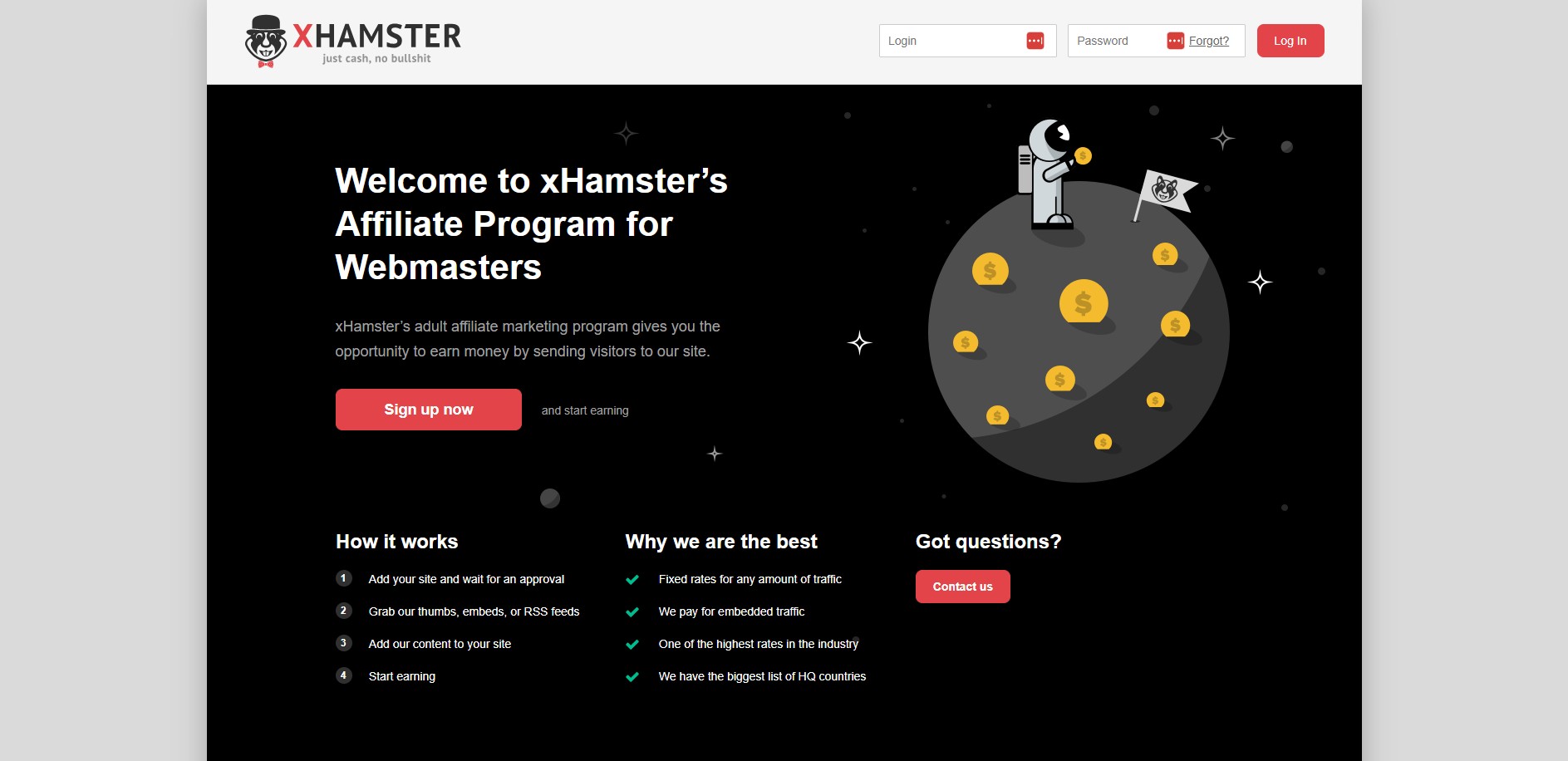 xHamster’s Partnership Affiliate Program