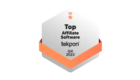 Post Affiliate Pro awards: Top 10 Affiliate Marketing Software 2023 by Tekpon
