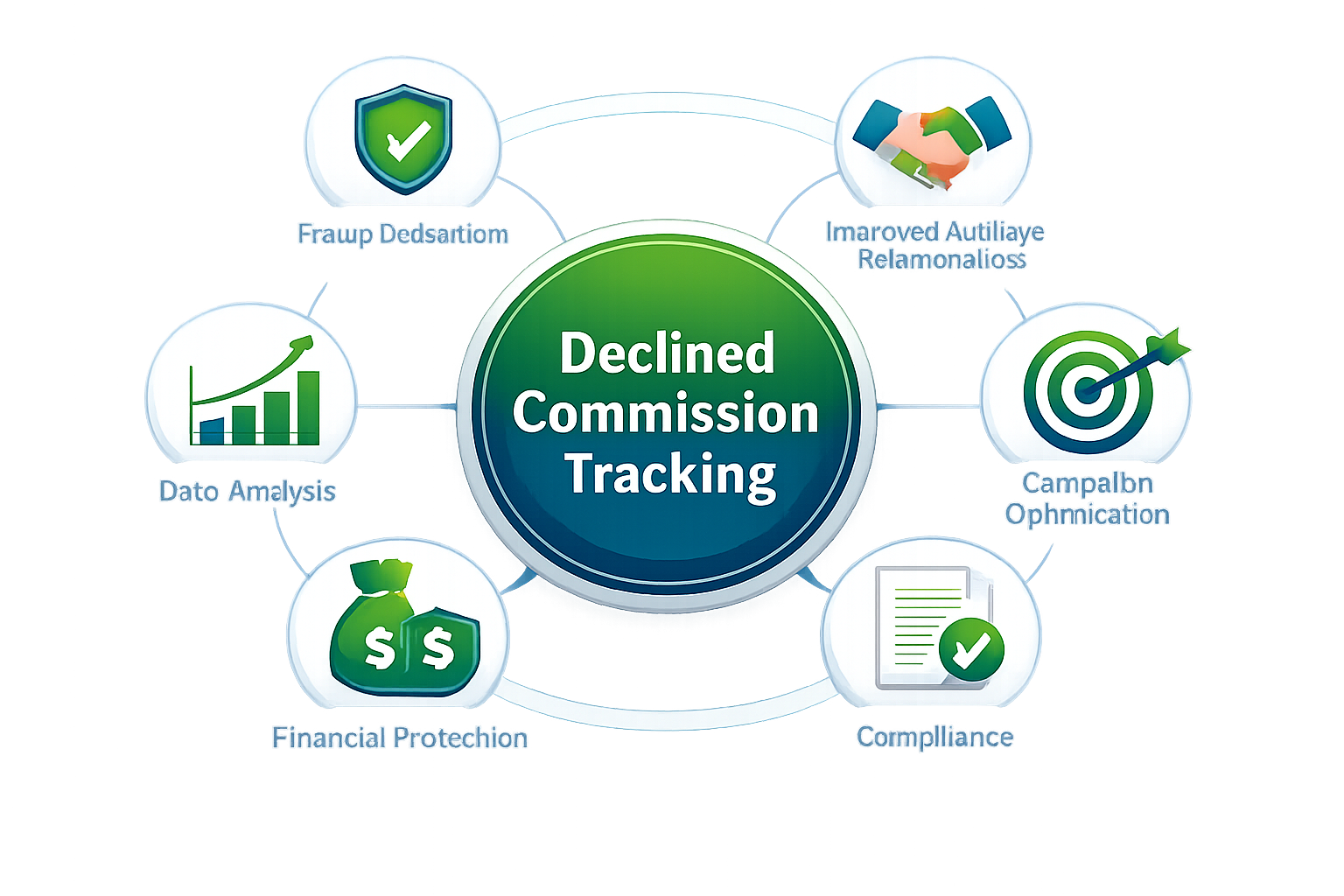 Benefits of declined commission tracking including fraud detection, improved relationships, and data analysis