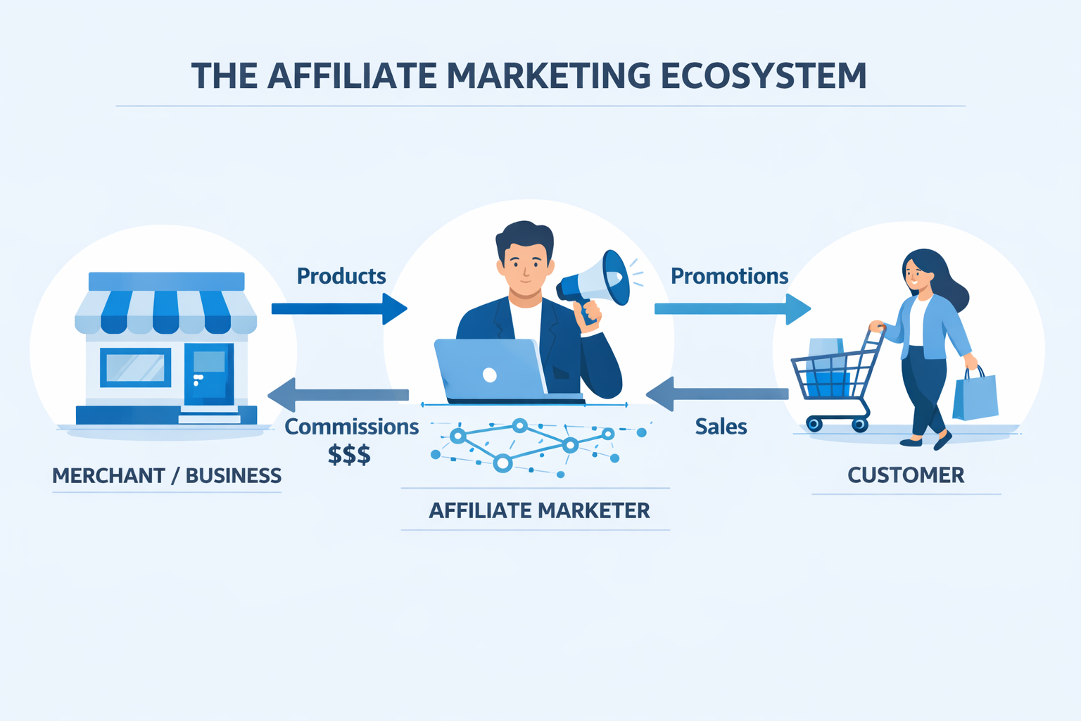 What is an Affiliate Marketer? Definition, Types & How to Get Started