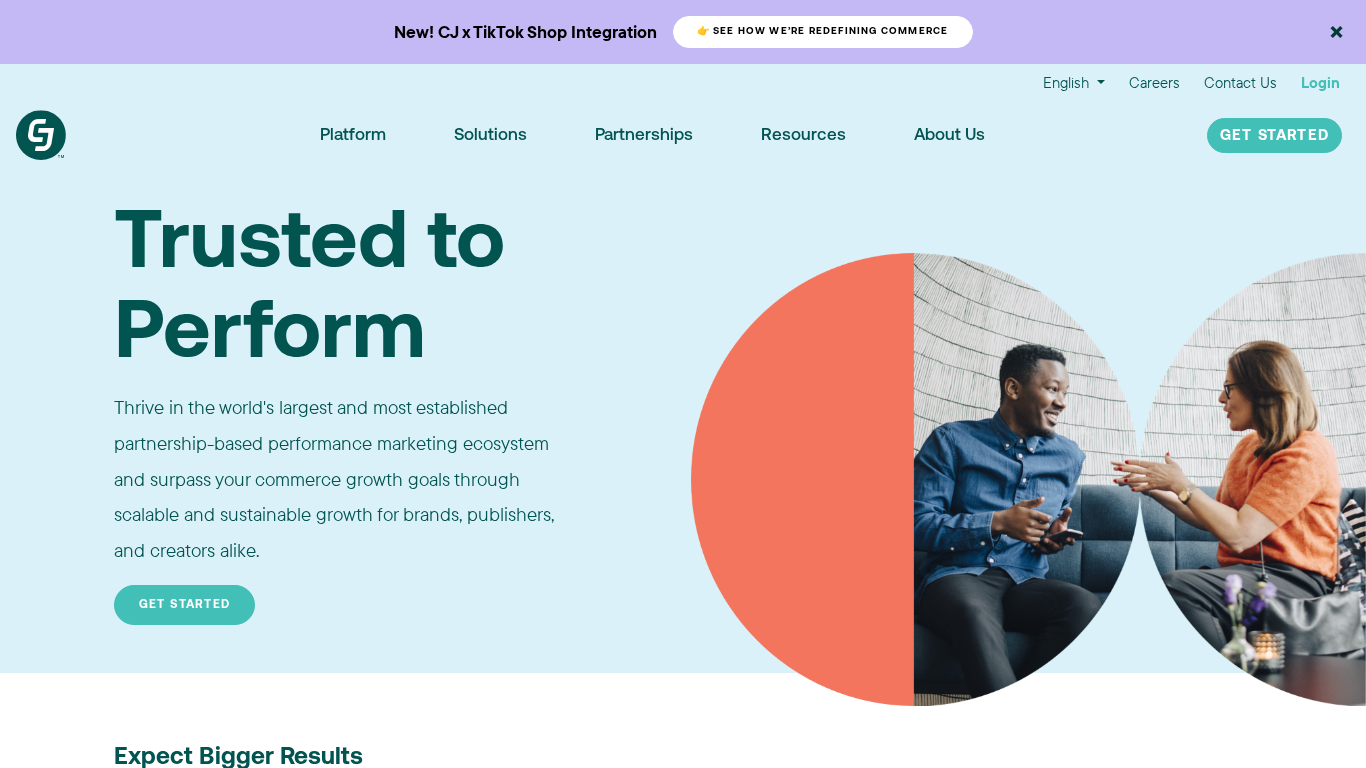 CJ Affiliate platform for enterprise affiliate marketing