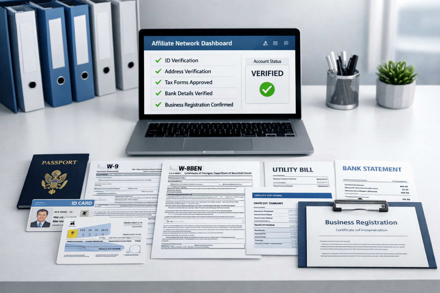 Documents Required for Affiliate Network Applications