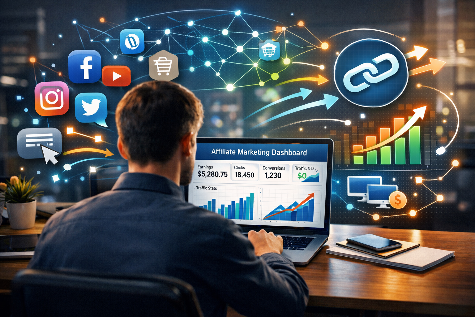 How Social Media Generates Backlinks for Affiliate Sites