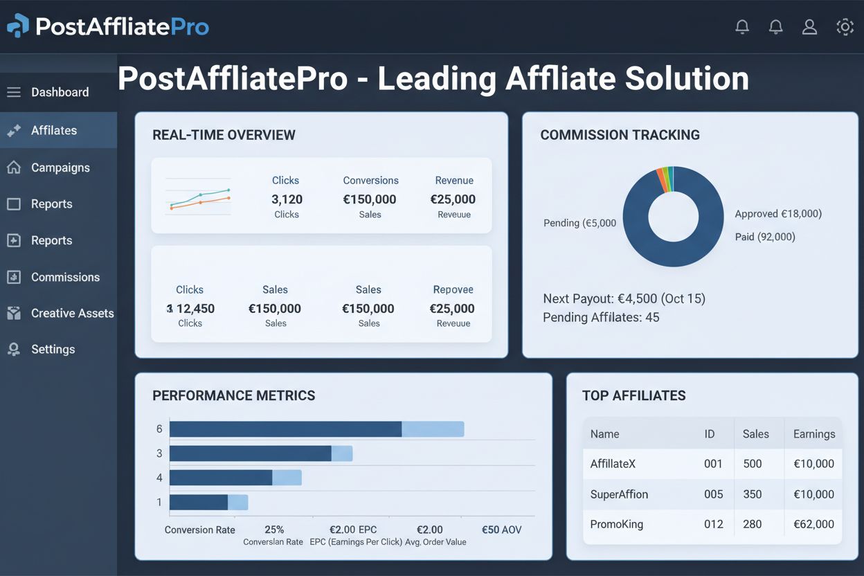 PostAffiliatePro Leading Affiliate Solution