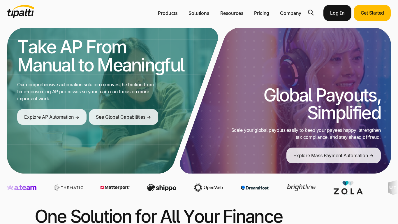 Tipalti payment processing platform