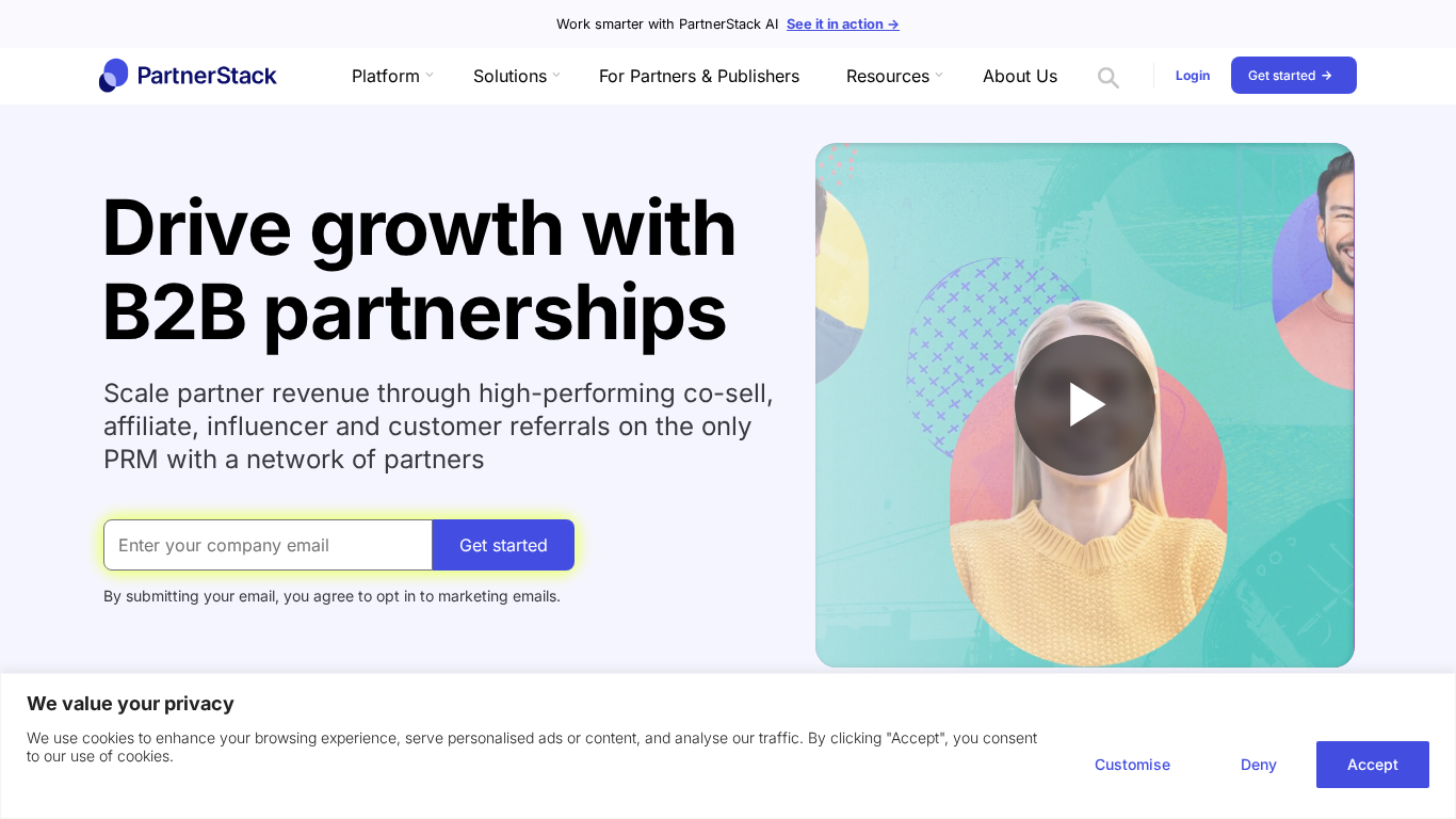 PartnerStack partner management platform