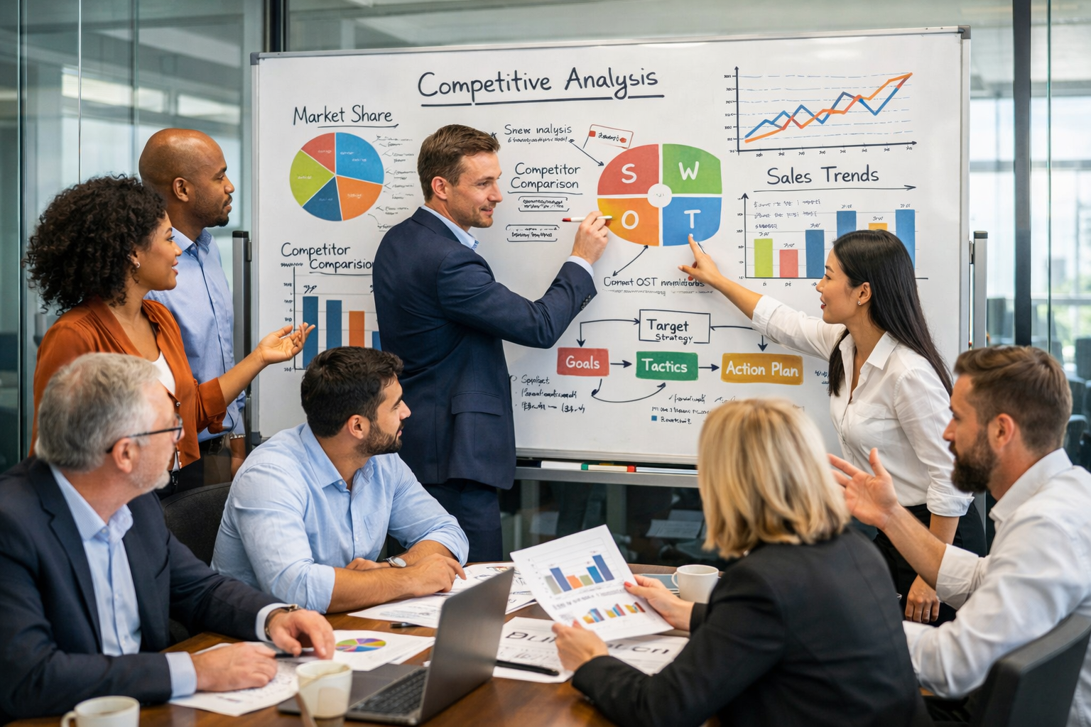 Team collaboration on competitive strategy and analysis