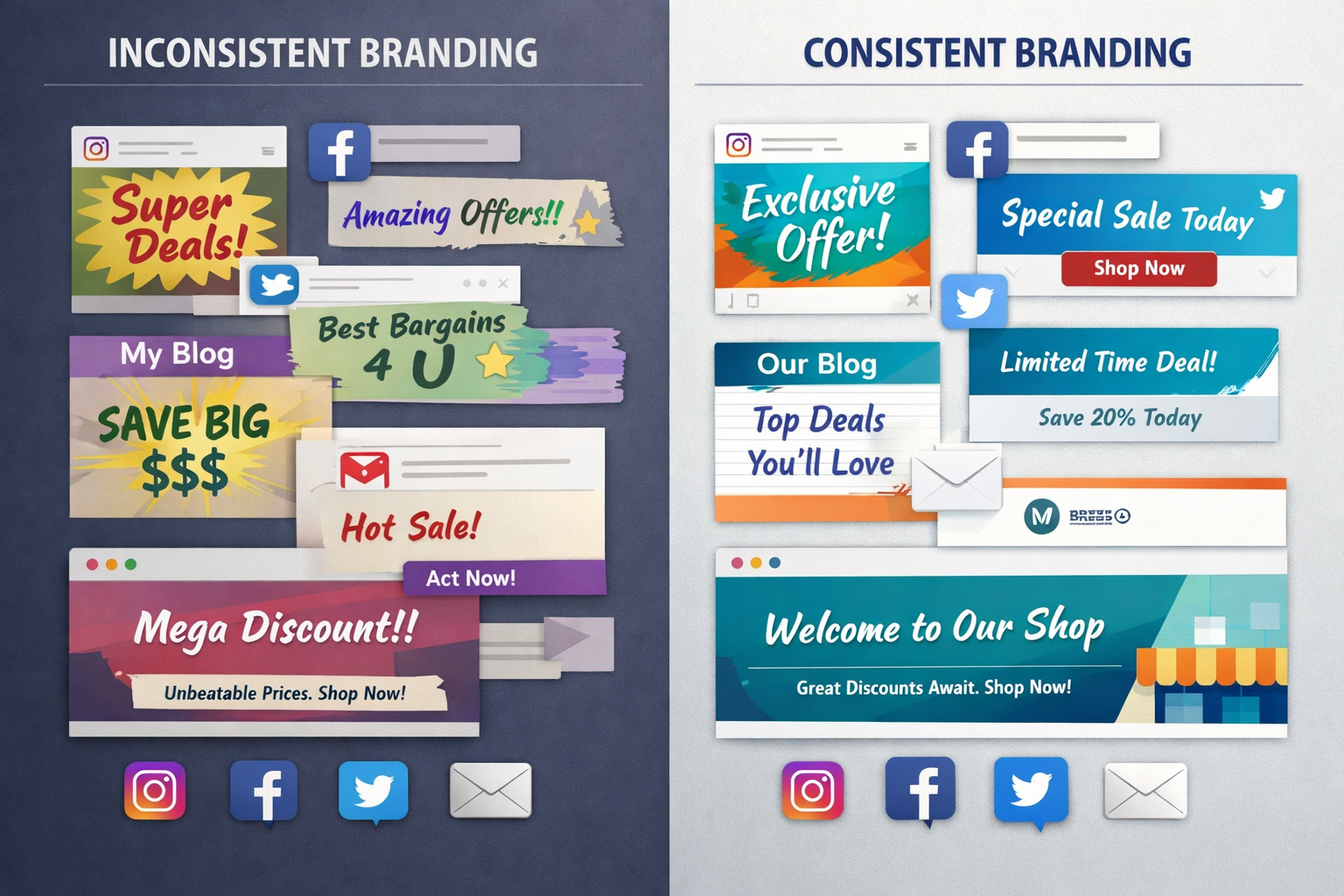 Brand consistency challenges across affiliate channels