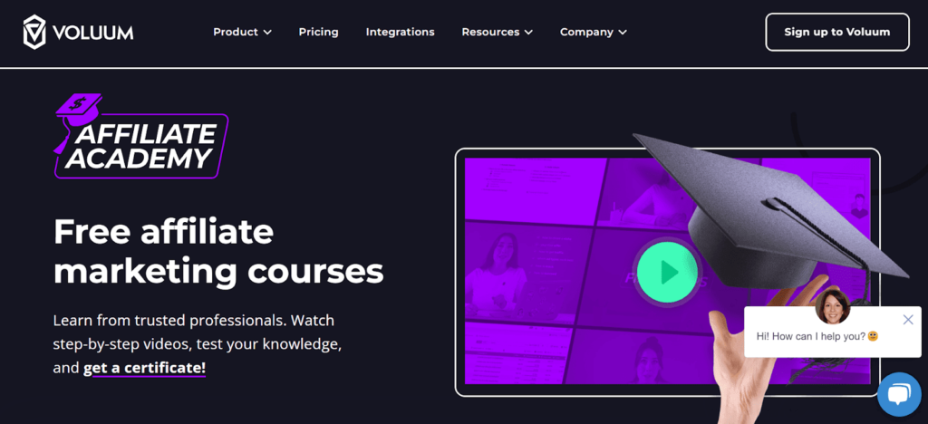 Voluum affiliate academy free affiliate marketing courses