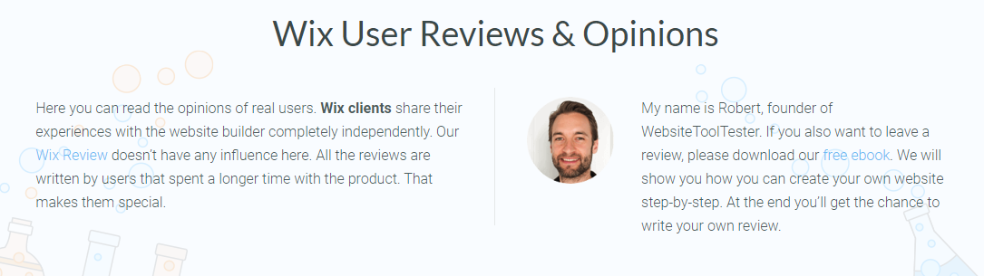 Detailed user feedback page