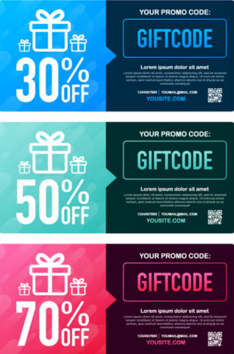 Promo and gift codes