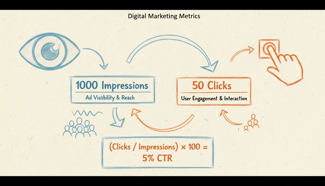 What is the Difference Between Clicks and Impressions?