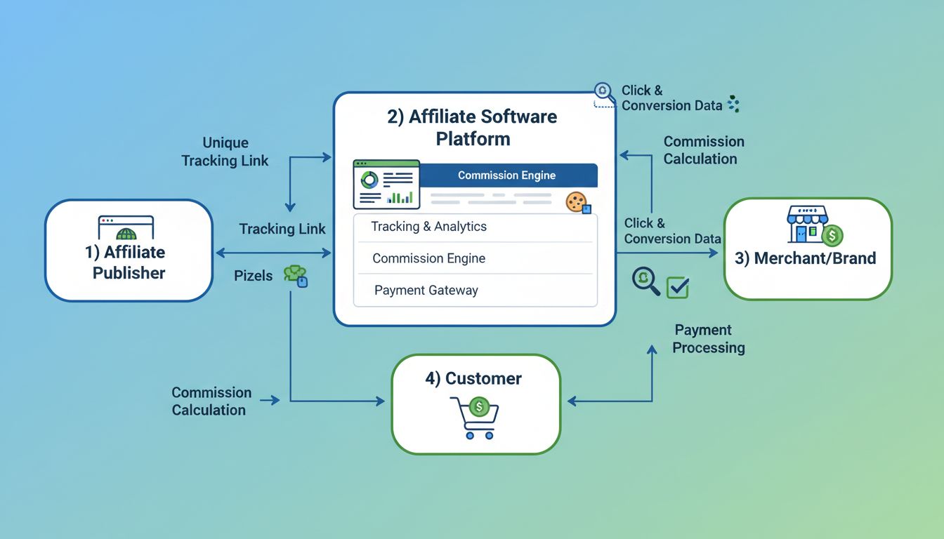 How Does Affiliate Software Work?