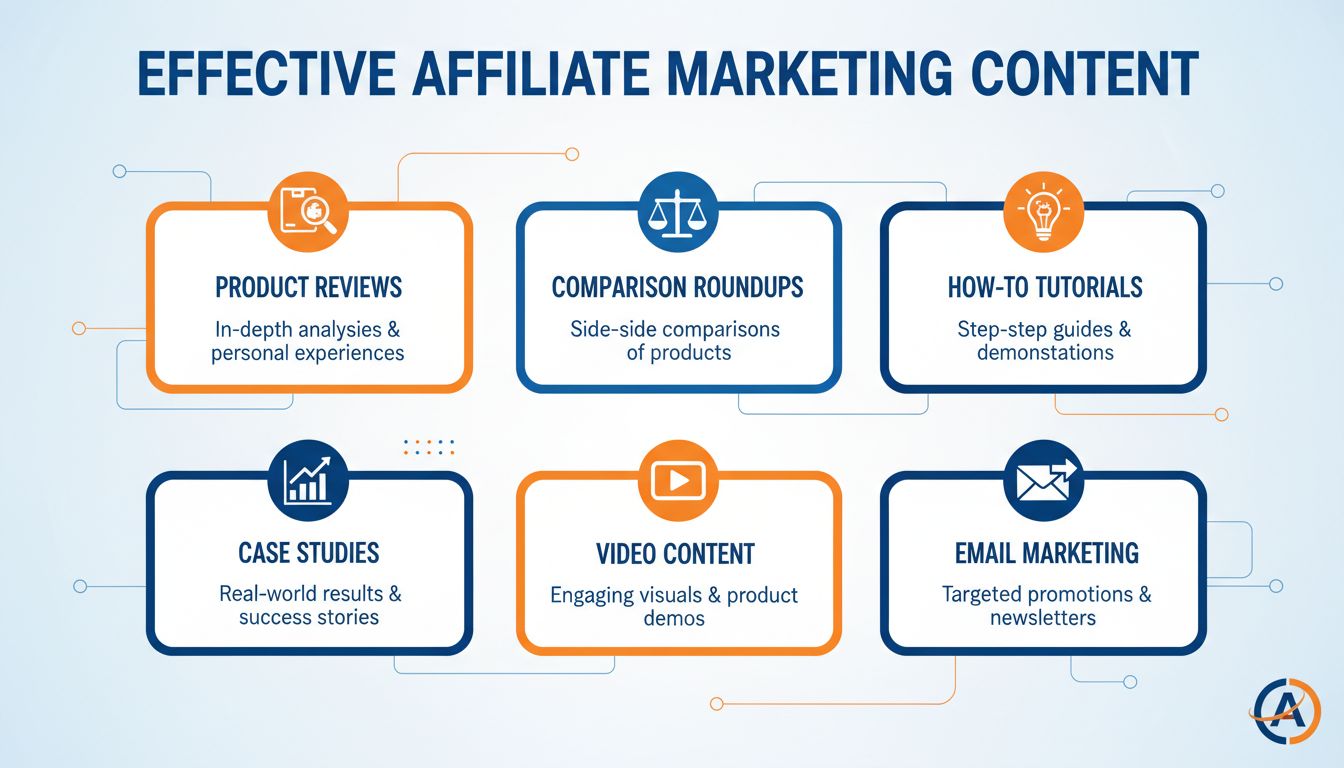 Most Effective Types of Affiliate Marketing Content