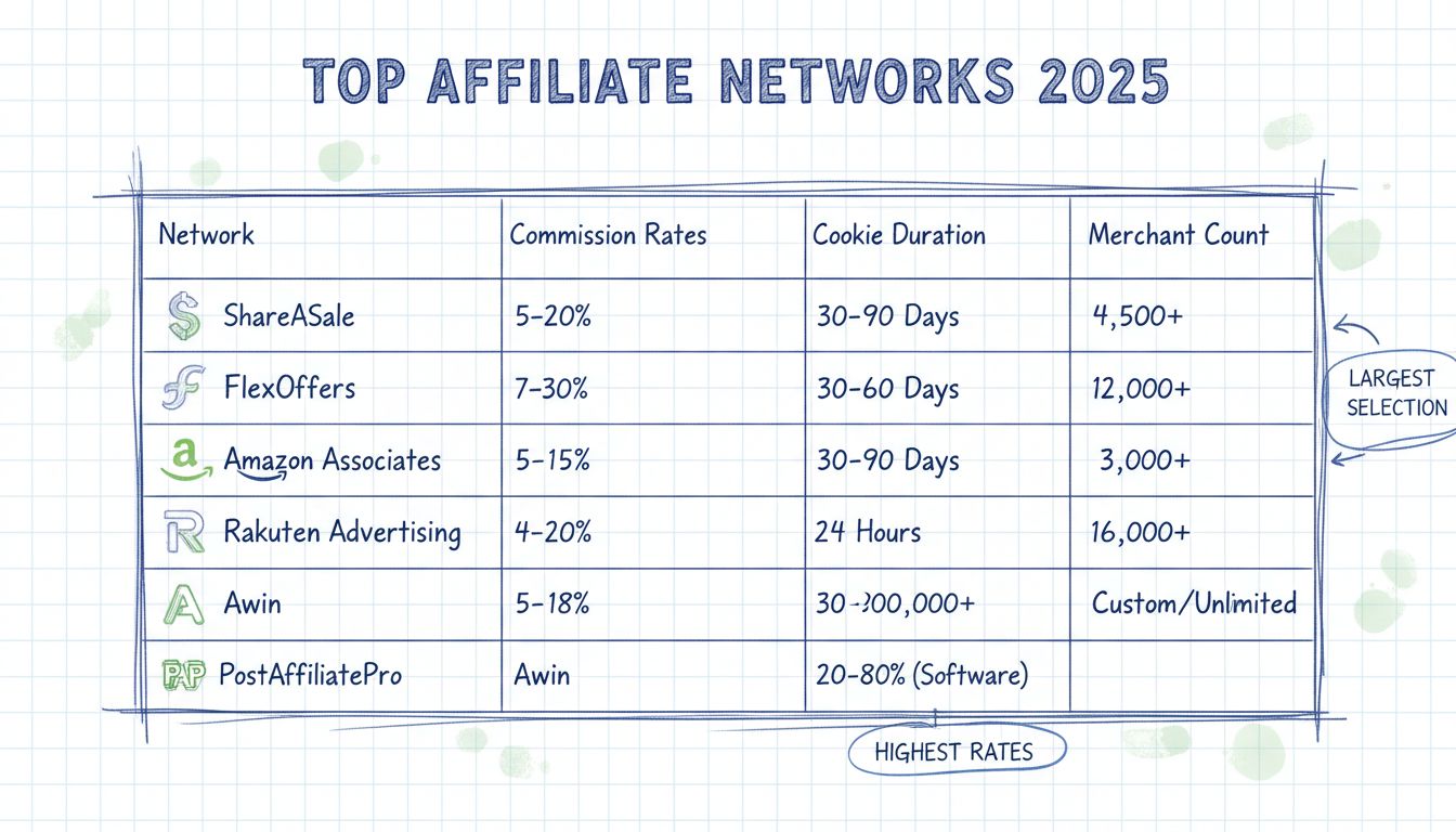 What Are the Most Popular Affiliate Networks in 2025?