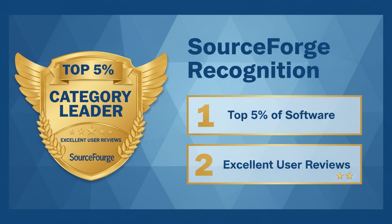 What is the SourceForge Category Leader Award?