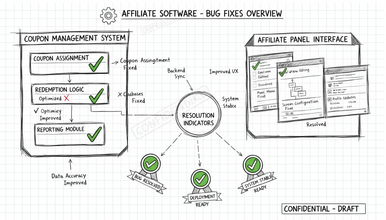 Bug Fixes in Affiliate Software: What Was Resolved in Recent Updates