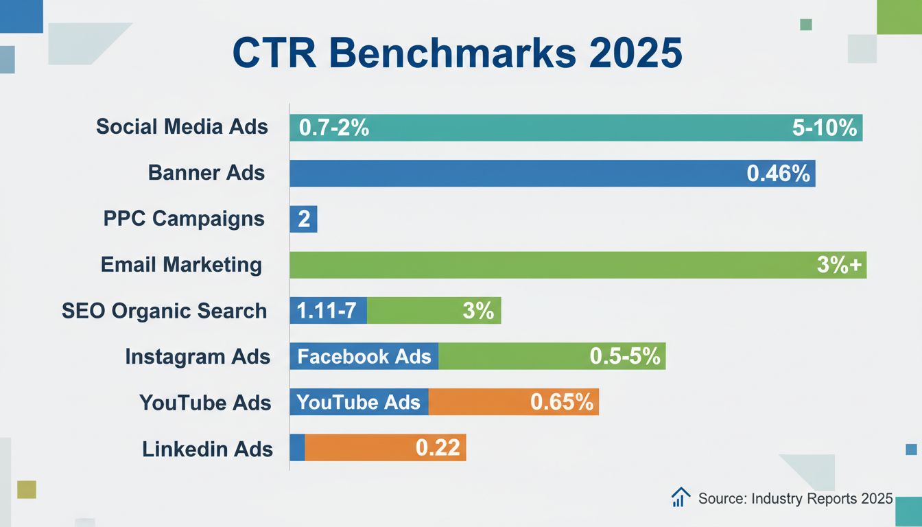What is a Good Click Through Rate? 2025 CTR Benchmarks by Channel