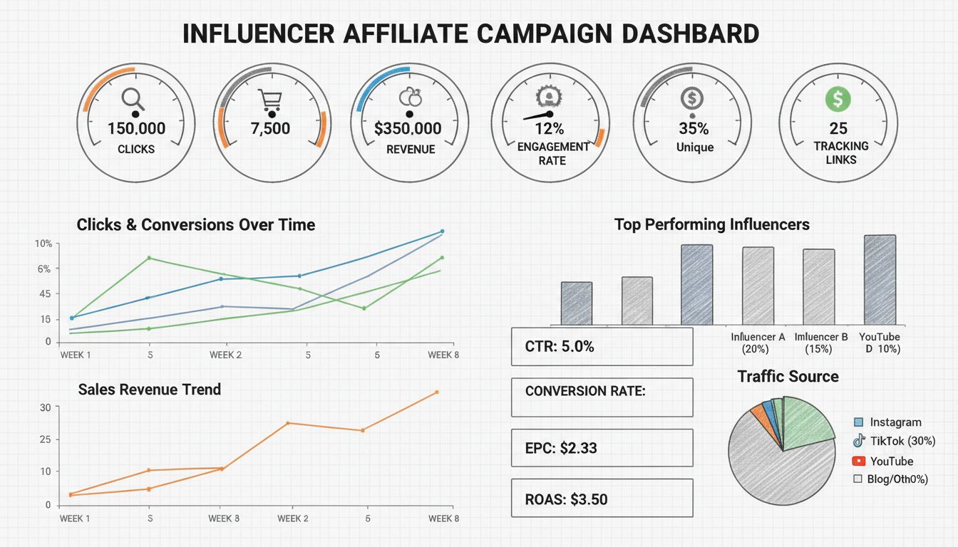 How to Measure Influencer Affiliate Campaign Success: Key Metrics & KPIs