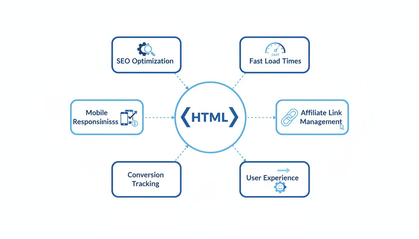 How Does HTML Benefit Affiliate Marketers? Complete Guide to SEO & Conversions