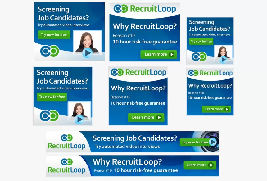 Examples of advertisement banners