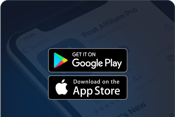 Manage affiliate programs on the go. Download our app.