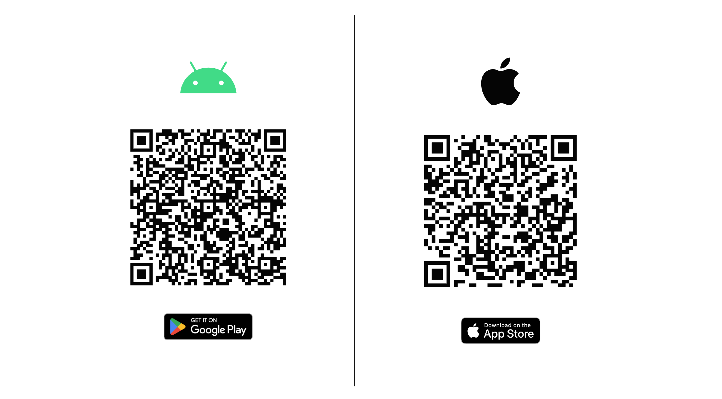 Post Affiliate Pro mobile app QR codes. Scan QR ode and download the app from Google Play or App Store.