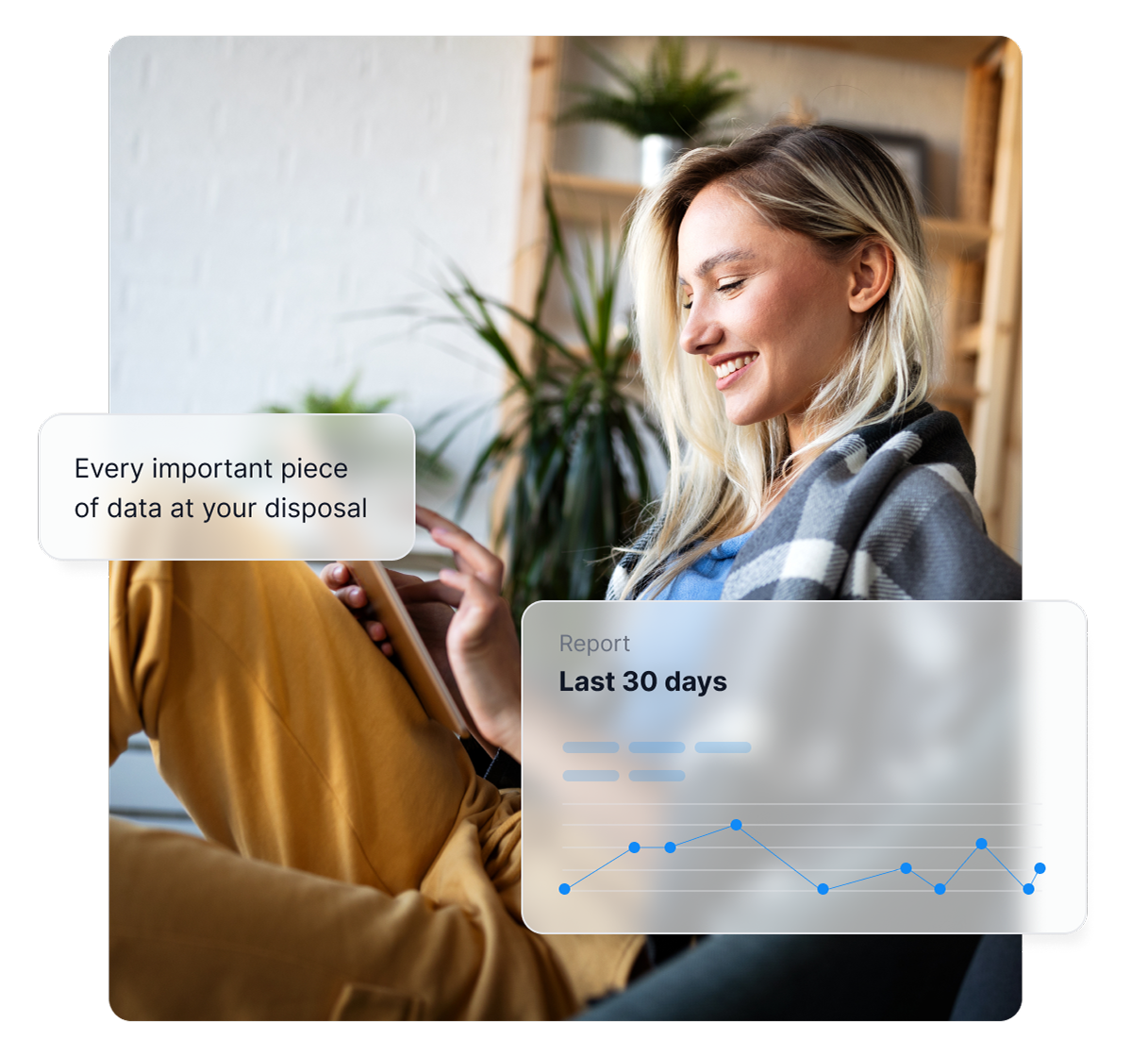 Trend reports feature in Post Affiliate Pro displaying key metrics like impressions, clicks, conversions, and sales.