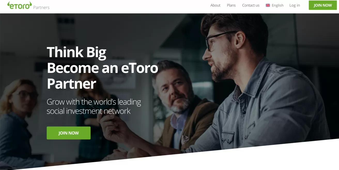 Top affiliate programs Etoro
