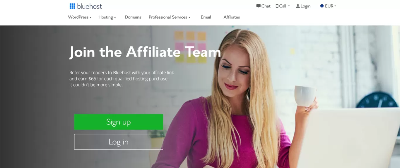 Best affiliate programs Bluehost