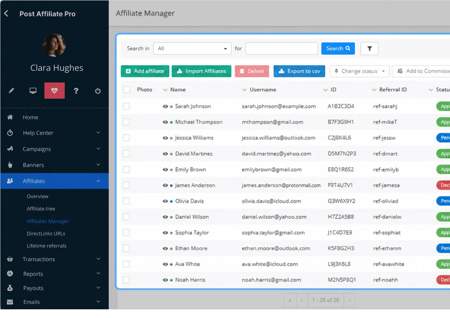 Automate affiliate sign-ups