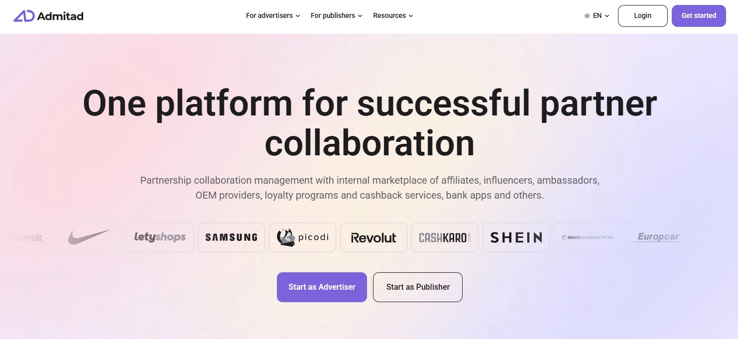 Admitad Affiliate Program