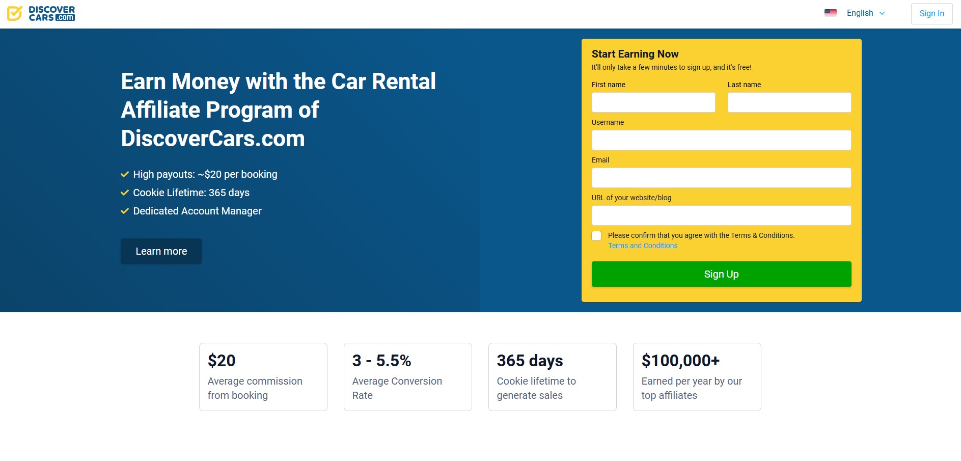 DiscoverCars.com Affiliate Program