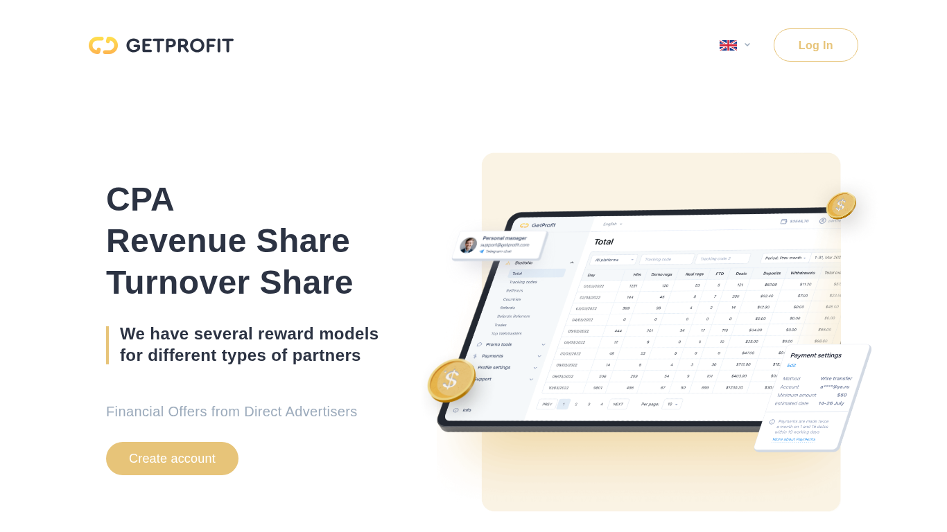 GetProfit Affiliate Program
