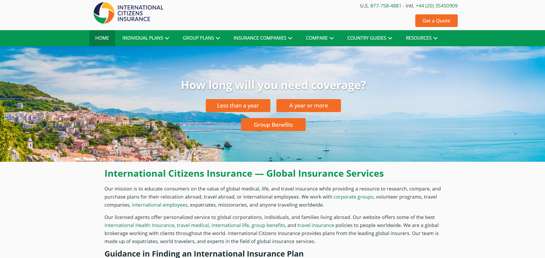 International Citizens Insurance Affiliate Program
