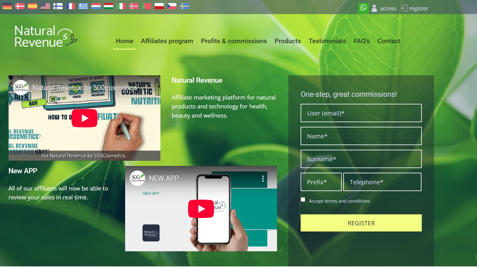 Natural Revenue Affiliate Program