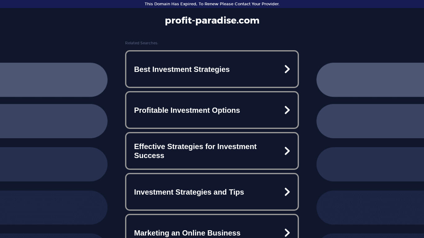 Profit Paradise Affiliate Program