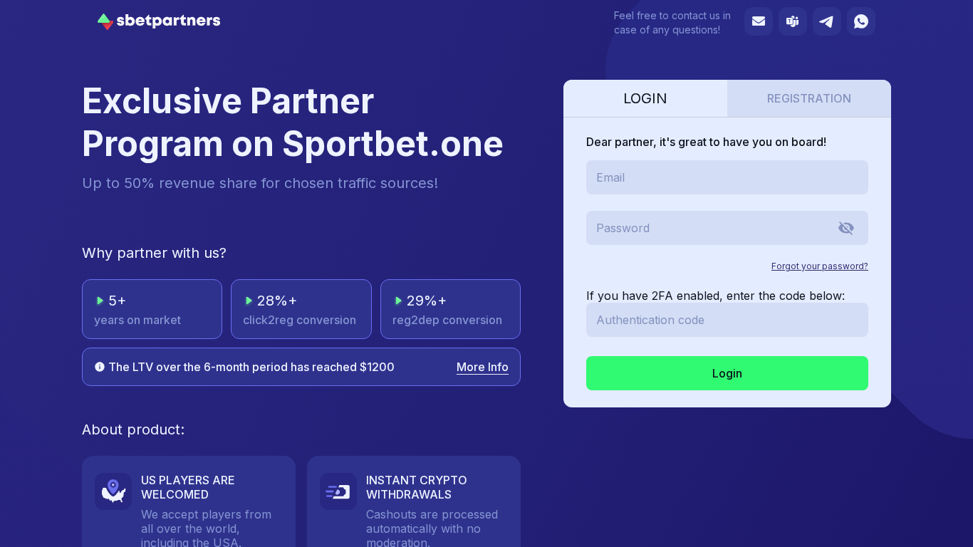 SBETPARTNERS Affiliate Program