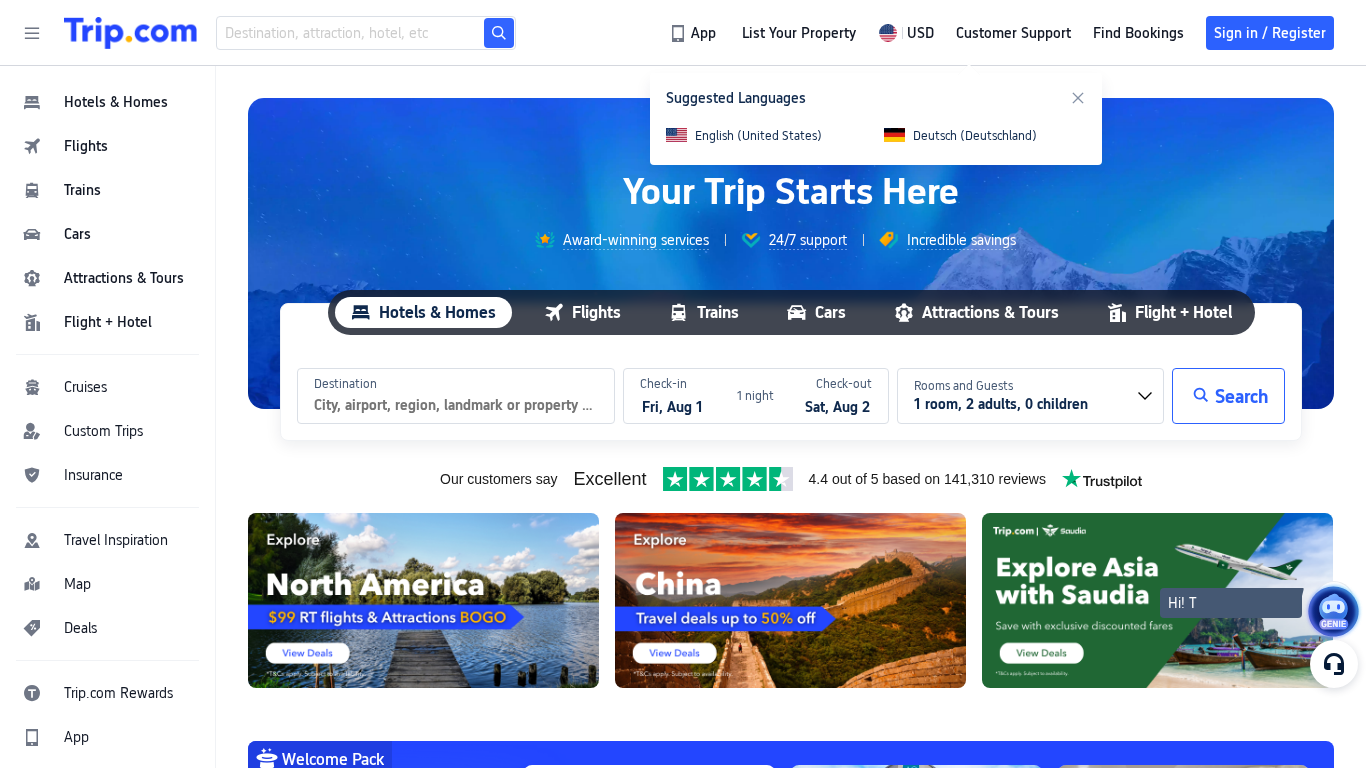 Trip.com Affiliate Program